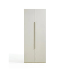 Linsay Stele 2-Door Wardrobe with Double Level Hanging