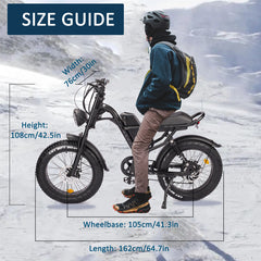 Sports studio  Snow Bicycle 20 Inches Electric Bike Electric Bike Battery-IM-J1