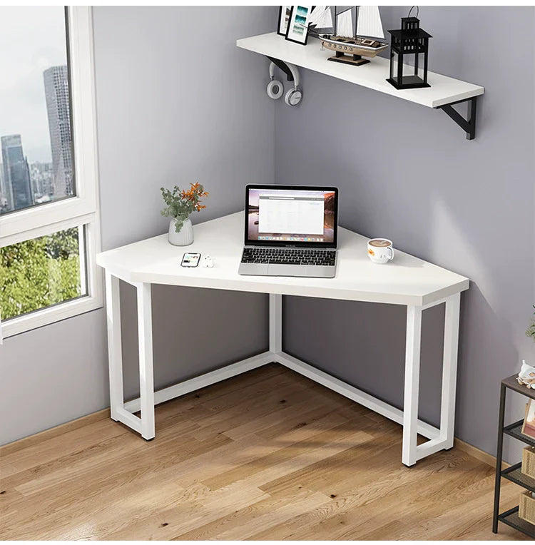 Computer desk corner desk desk triangle table corner desk simple household small apartment corner table design