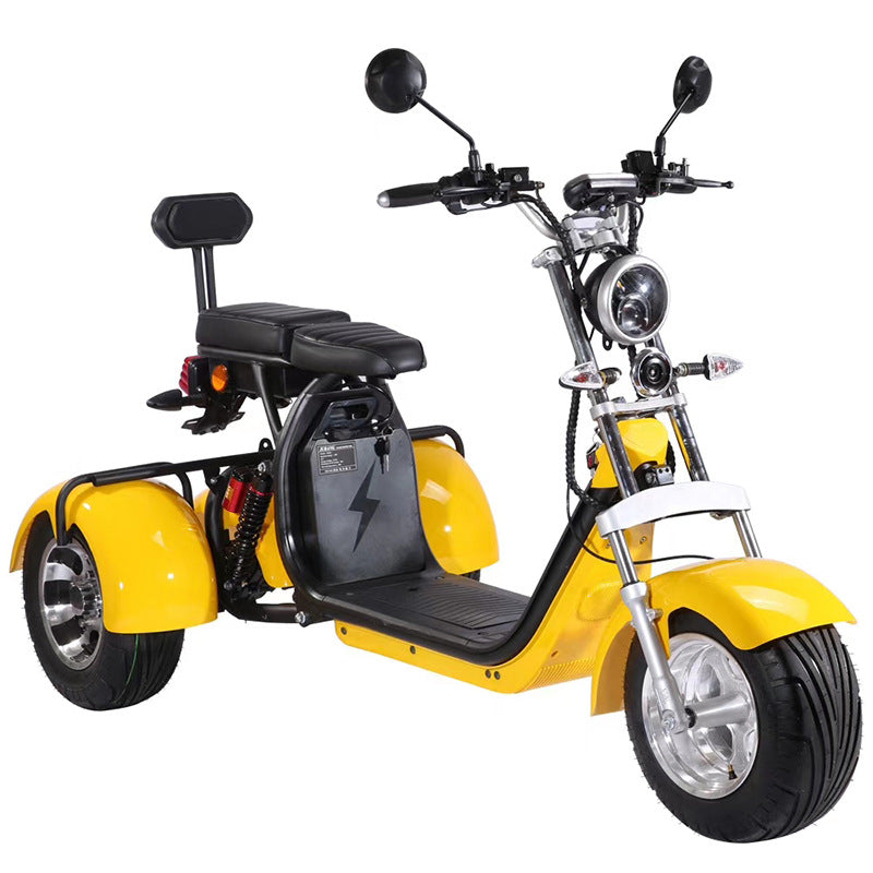 Sports Studio  Harley electric tricycle citycoco 2000W 60V 20A lithium battery C11A