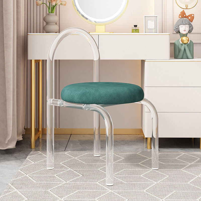 Homelements Acrylic Dining Chair Makeup Chair