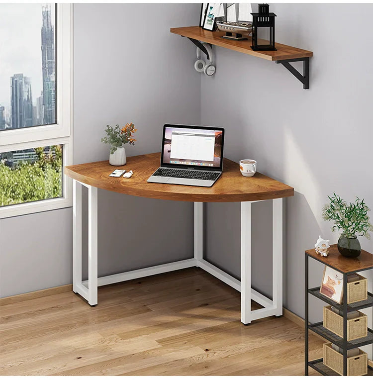 Computer desk corner desk desk triangle table corner desk simple household small apartment corner table design