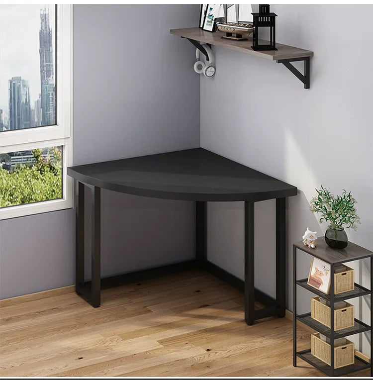 Computer desk corner desk desk triangle table corner desk simple household small apartment corner table design
