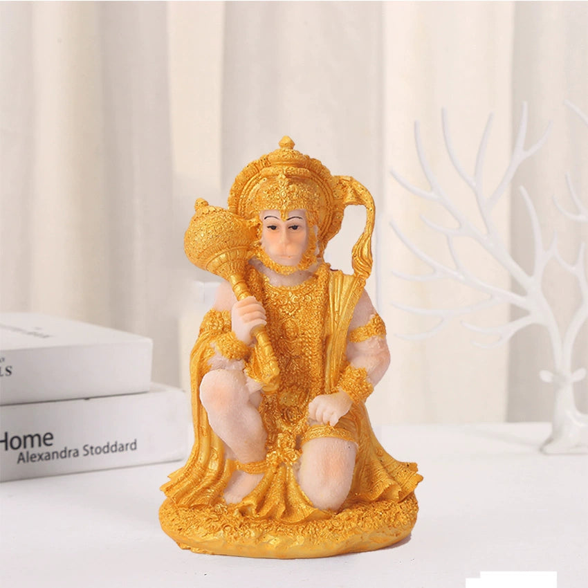 Creative Resin Hindu Statue of Hanuman Ornament Modern Decorative Crafts