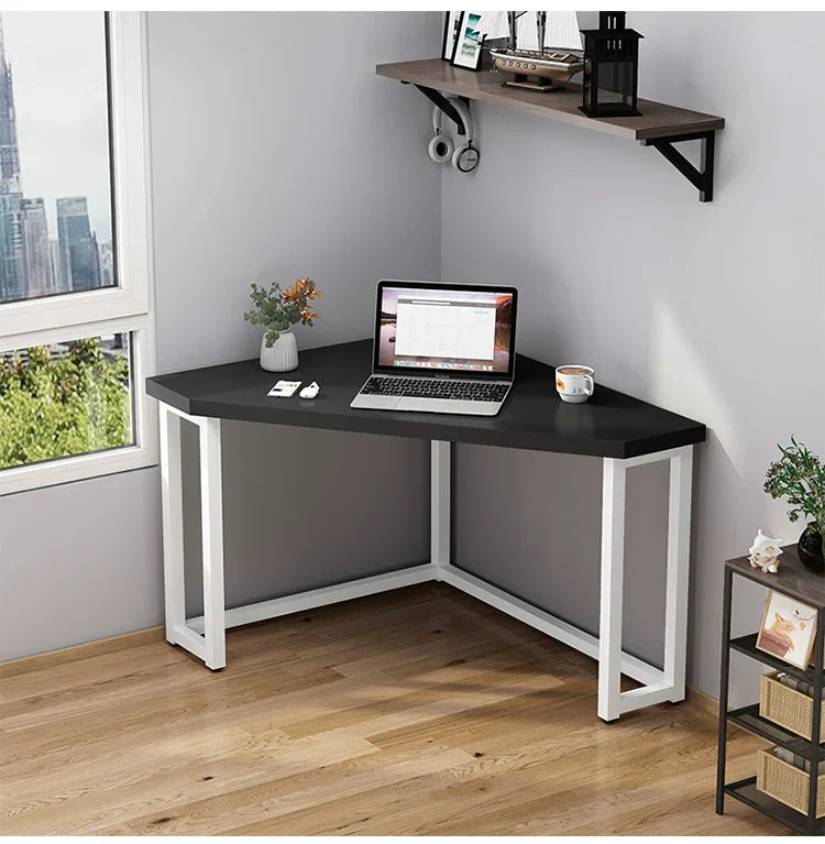 Computer desk corner desk desk triangle table corner desk simple household small apartment corner table design
