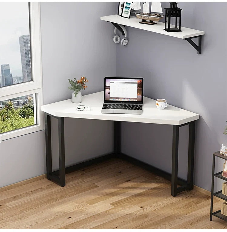 Computer desk corner desk desk triangle table corner desk simple household small apartment corner table design