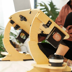 Youzan notebook holder, computer table lying flat on the bed, adjustable folding and lifting wooden table