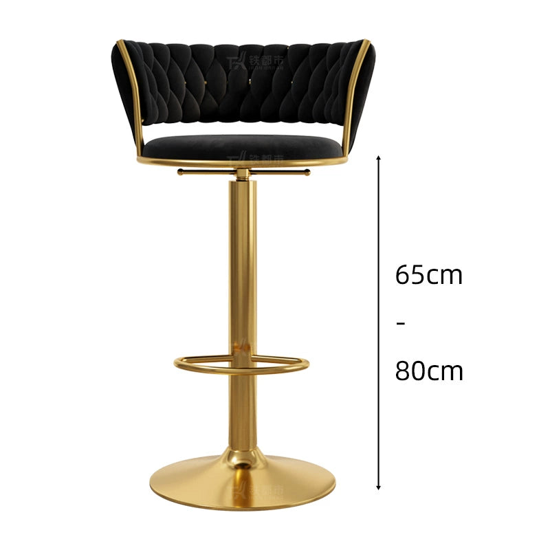 Homelements Modern Style Adjustable Height Bar Stool