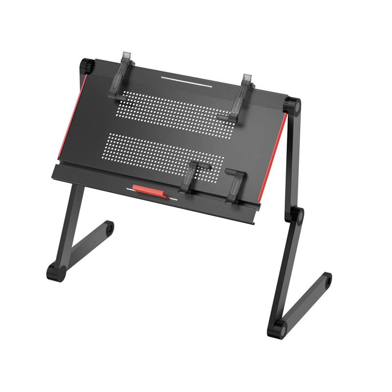 OMAX Bed Computer Desk - Lying Down Computer Workstation for Laptops, Foldable Stand, Perfect for Reading in Bed