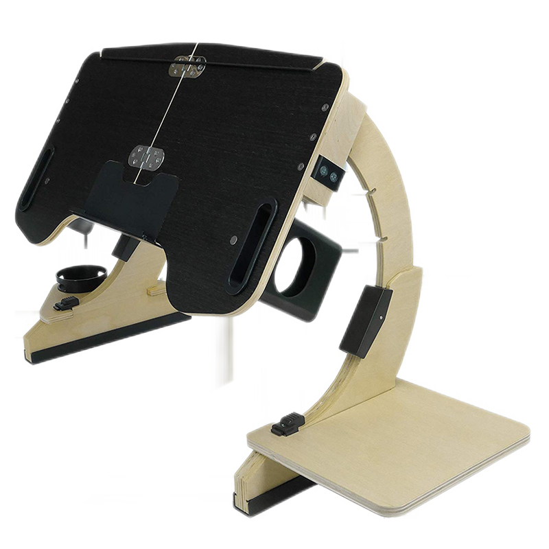 Youzan notebook holder, computer table lying flat on the bed, adjustable folding and lifting wooden table
