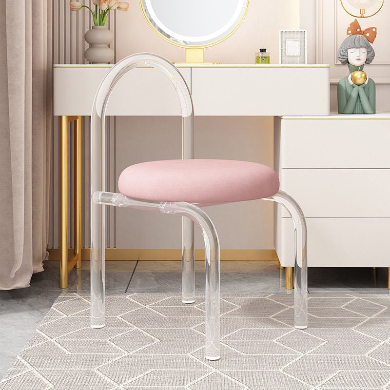 Homelements Acrylic Dining Chair Makeup Chair