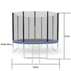 Sport Studio 10 Inch Trampoline Home Children Indoor Commercial Trampoline with Net Outdoor Adult Children Jumping Bed  Kids Trampoline with Safety Enclosure and Netting