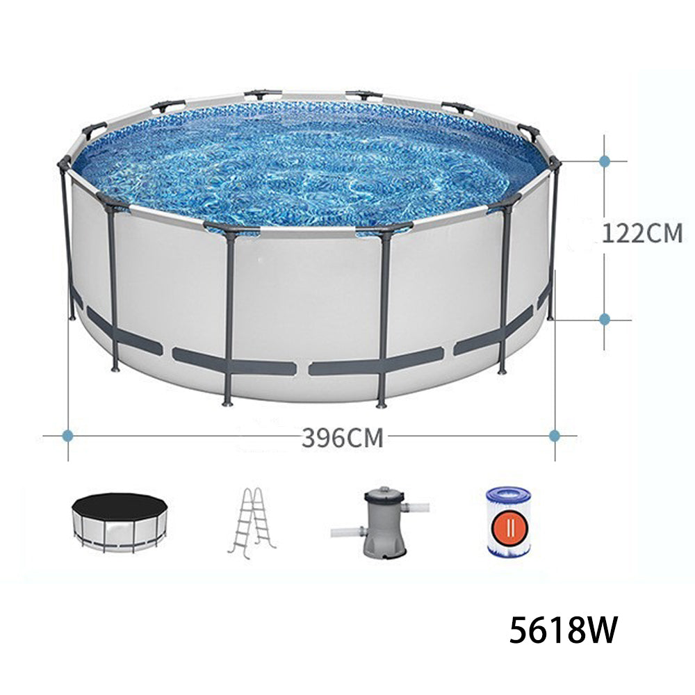 Sports studio  Thickened clip mesh round outdoor large stand family swimming pool