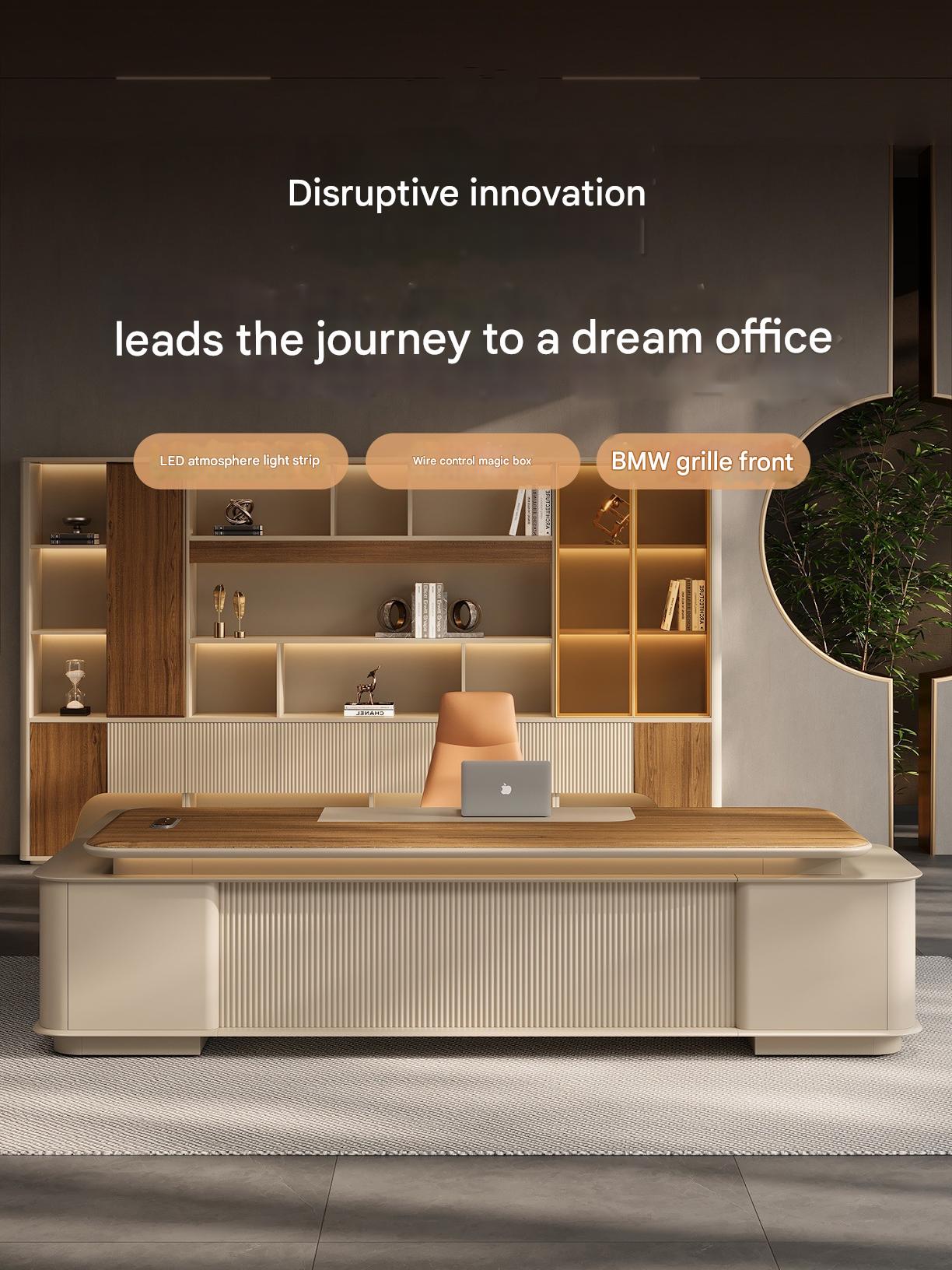 Homelements Luxury Executive Desk Sets - Premium Office Desks for CEOs