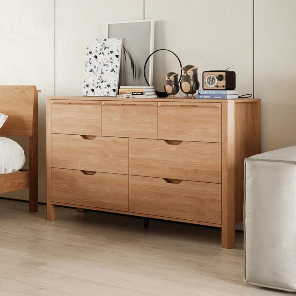 Linsay Ventus Chest of 7 Drawers, Natural