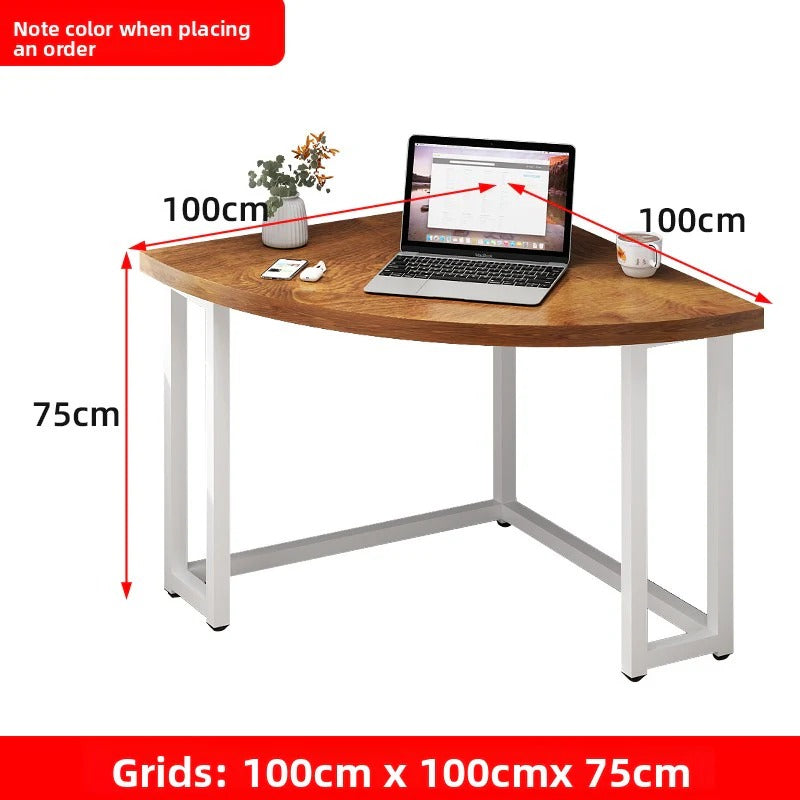 Computer desk corner desk desk triangle table corner desk simple household small apartment corner table design