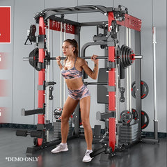 Sports studio Squat bench press rack Home gantry fitness equipment Multifunctional fitness equipment Comprehensive trainer (excluding dumbbell bench)