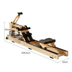 Sports Studio Home Use Wooden Water Resistance Commercial Rowing Machine