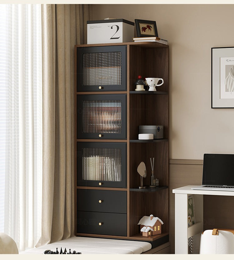 Bay Window Storage Cabinet with Drawers – Multi-Purpose Bedroom, Balcony & Living Room Organizer