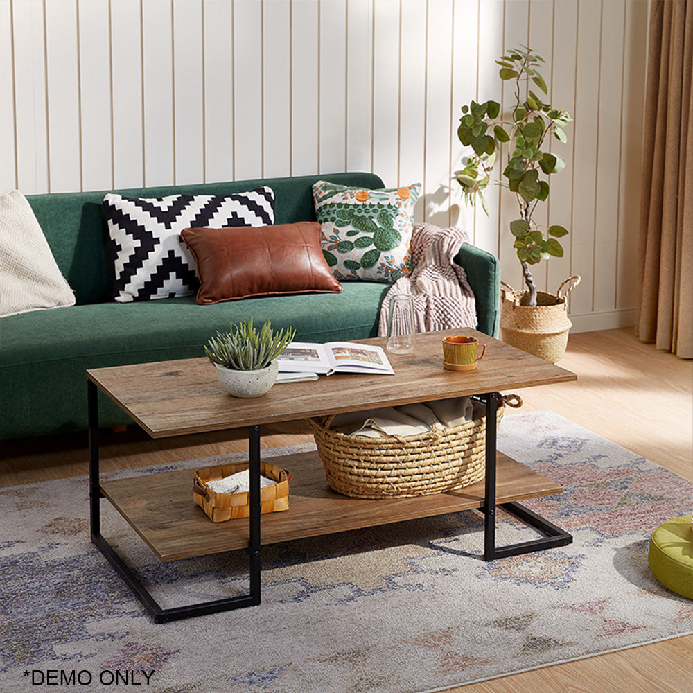 Linsay Living Room Bedroom Coffee Table Cement Ash