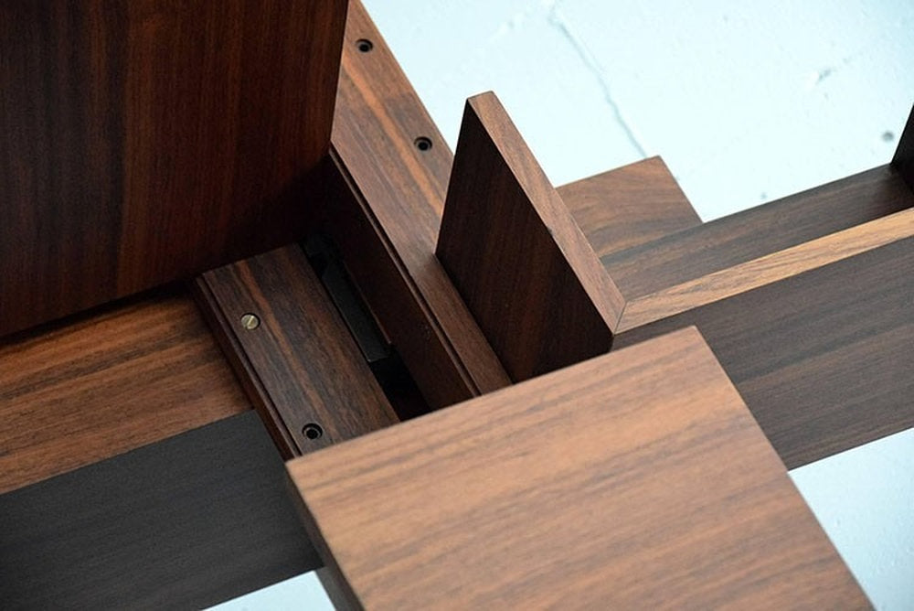 Rotating Bookcase | Designer Mid-Century Modern Shelf