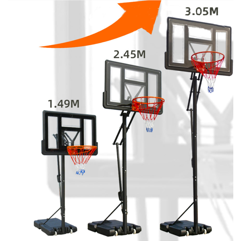 Sports studio  1.49m to 3.05m home basketball goal indoor and outdoor liftable standard frame S003-20-X