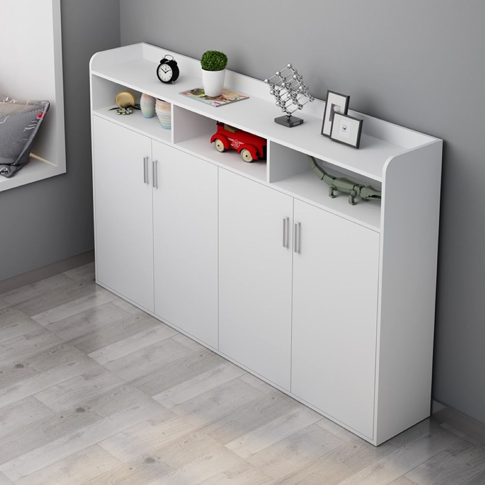 Simple Folding Wall Bed Storage Cabinet Nordic Small Apartment Multi-functional Rollover Invisible Bedside Cabinet Bed Vertical Flip Hidden Bed