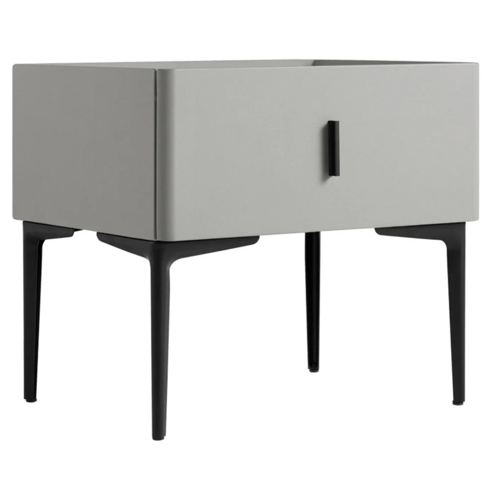 Linsay Mirage Bedside Table, Grey