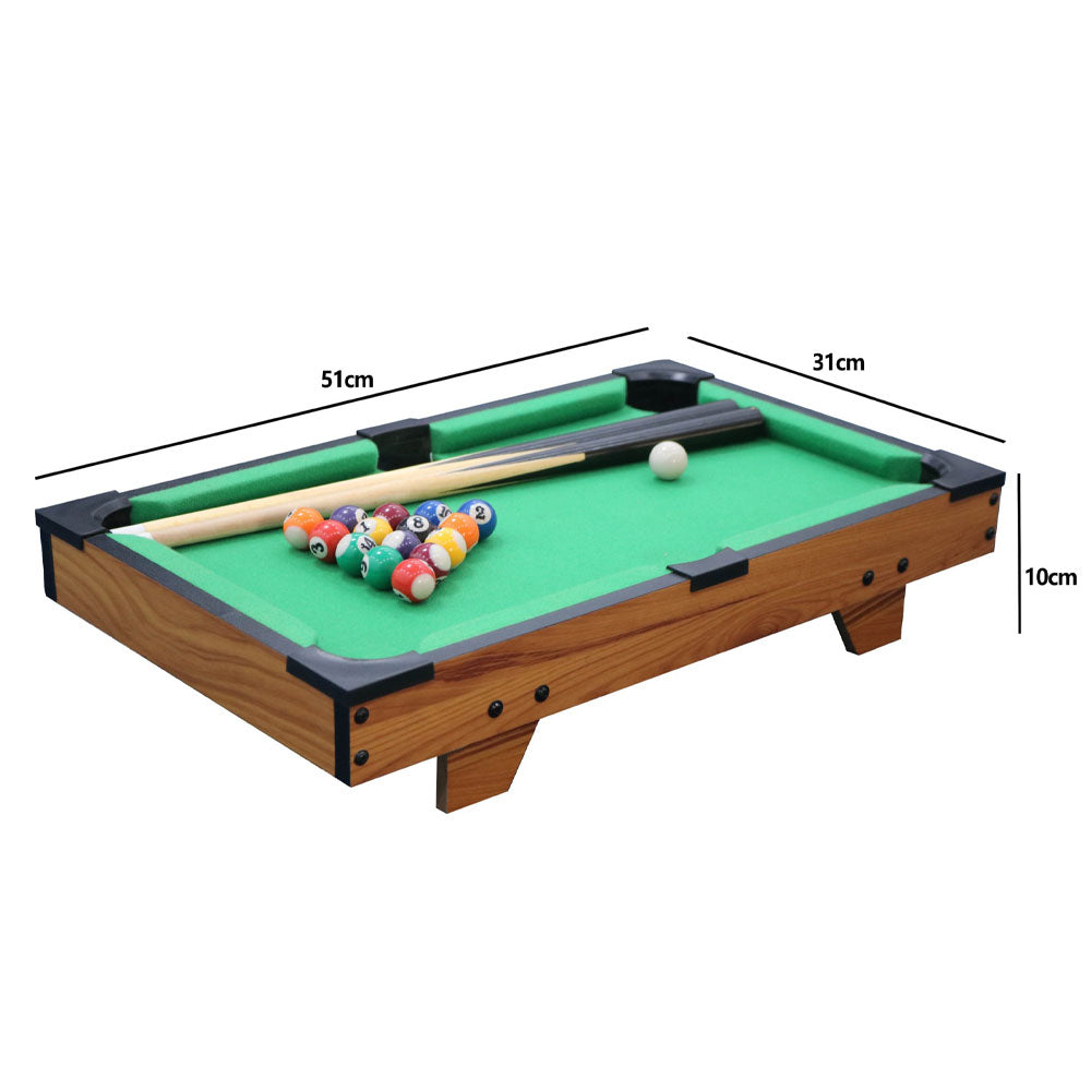 Sports Studio 2FT Kids Indoor Game Toy Mini Pool Table Snooker Table