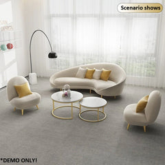 Homelements Multi-Functional Shaped Sofa Set – Perfect for Beauty Salons, Reception Areas, Offices, and Casual Clothing Stores