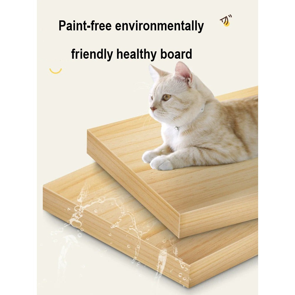 Homelements Cat, Villa Cat House, Cat Cage, Cat Cabinet, Solid Wood, Indoor Home Use, Luxury Cat Nest, Cat House, That Does Not Occupy An Area-Without basin