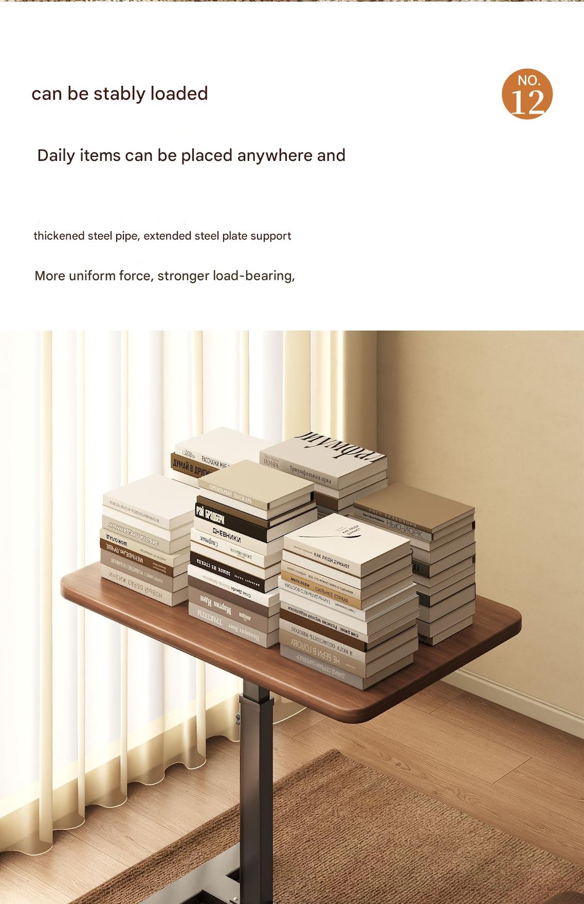 Bedside Table Removable Lifting Computer Table Living Room Sofa Side Folding Table Desk Home Bedroom Bedside Study Table Writing Table Removable Table Girls Small Simple Rental Table