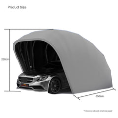 Homelements 550cm Galvanized Pipe Semi-automatic Car Tent Size