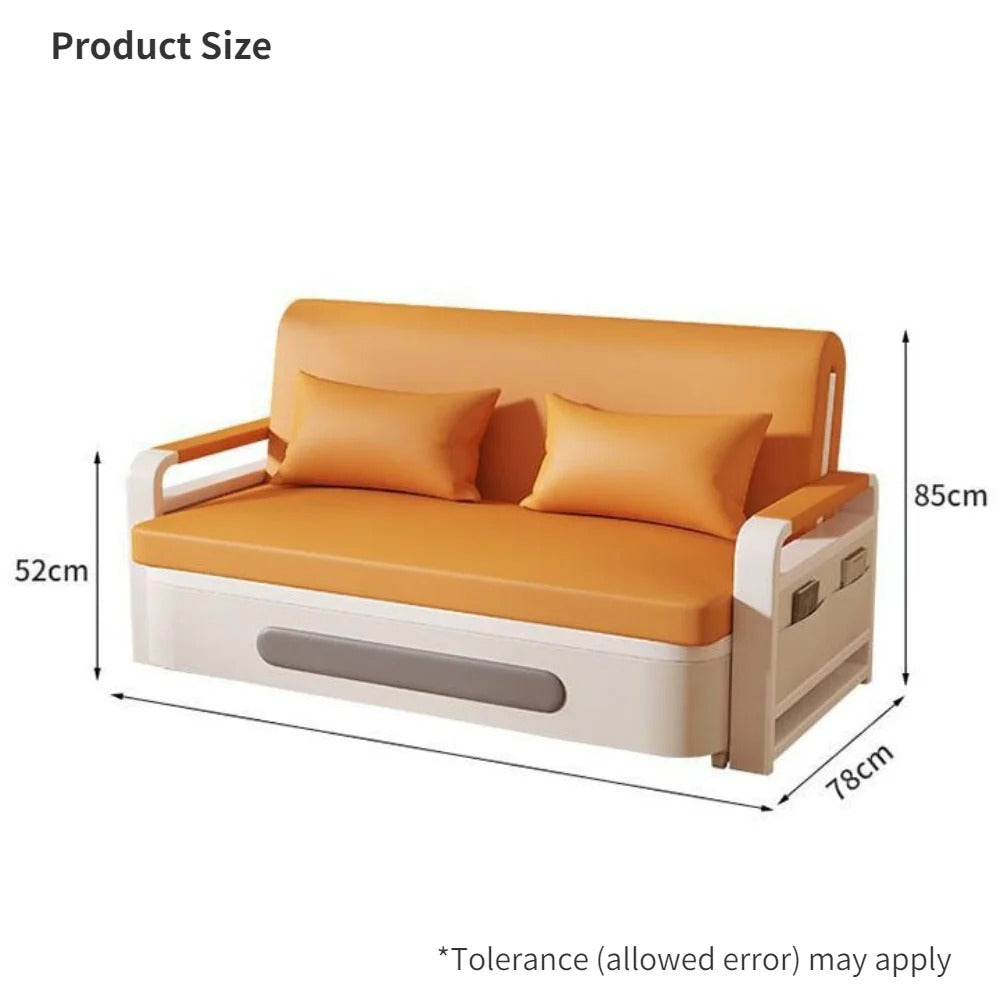 Homelements 120-150cm Multifunctional Retractable Single Sofa Bed Foldable