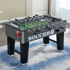 Sports Studio 1.4m Soccer Table 55 Inch Table Football Soccer Game Table - Smoky Grey