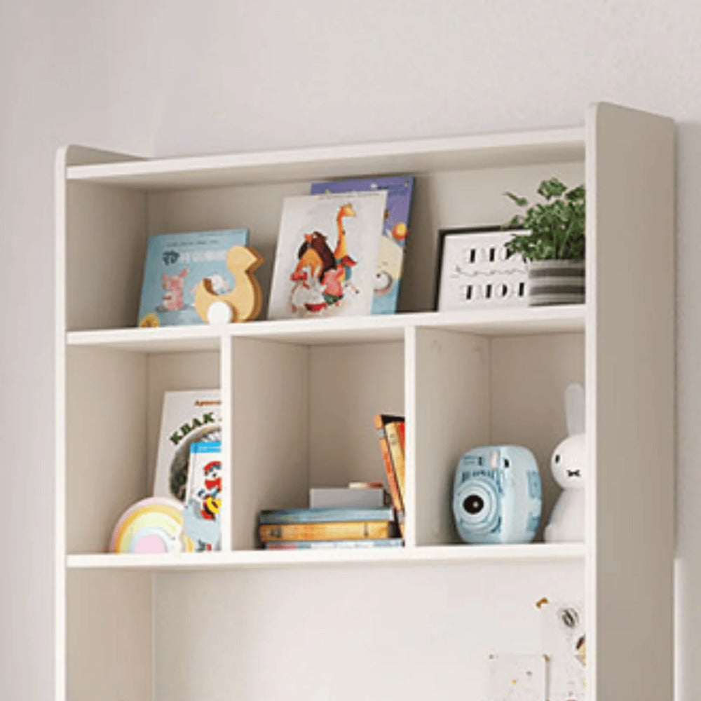 Linsay Sprout Kids Desk with Storage Shelf, White