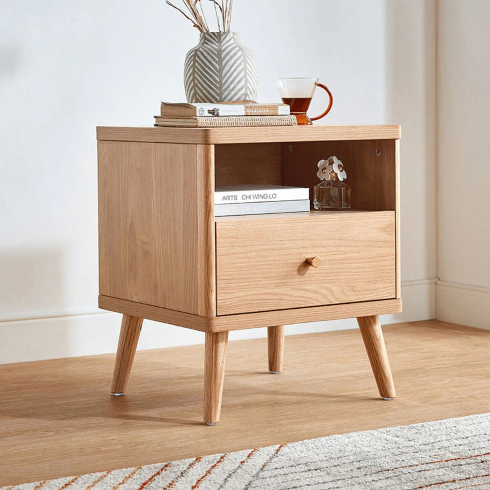 Linsay Aspire Bedside Table, Natural