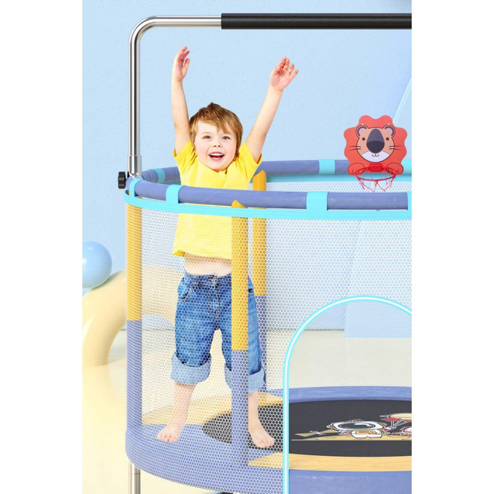 Homelements Trampoline/home Children's Indoor Baby Rubbing Bed/kids and Adults with Protective Net Family Toy Jumping Bed