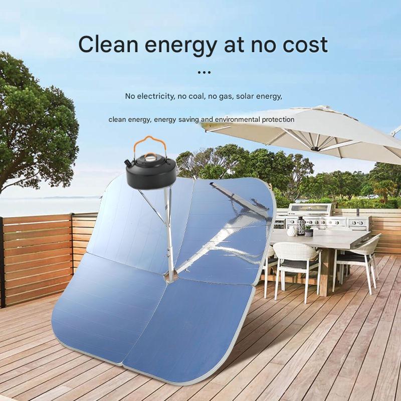 1.35M Square Solar Cooker Portable Solar Cooker Outdoor Picnic Barbecue Stove