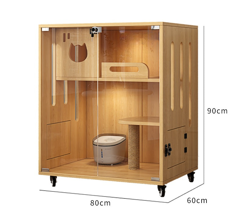 Homelements Large Space Stable Luxury Cat Furniture Cat Villa Multifunctional