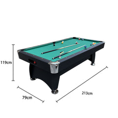 Sports Studio Indoor Automatic Pool Table Home Sports Folding Pool Table (7 ft)-green