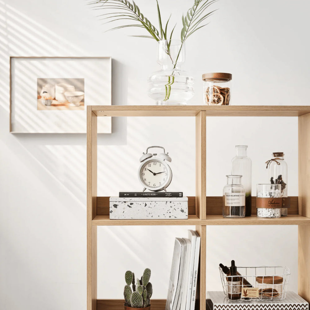 Linsay Geo 9 Cube Bookshelf , Natural