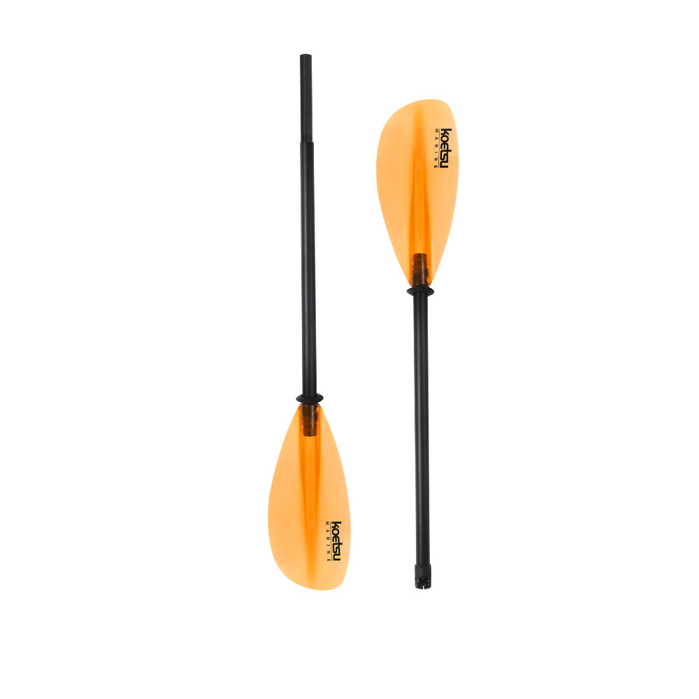 Sports studio  Orange PC Two Section Glass Brazed Double Pulp Kayak Paddle