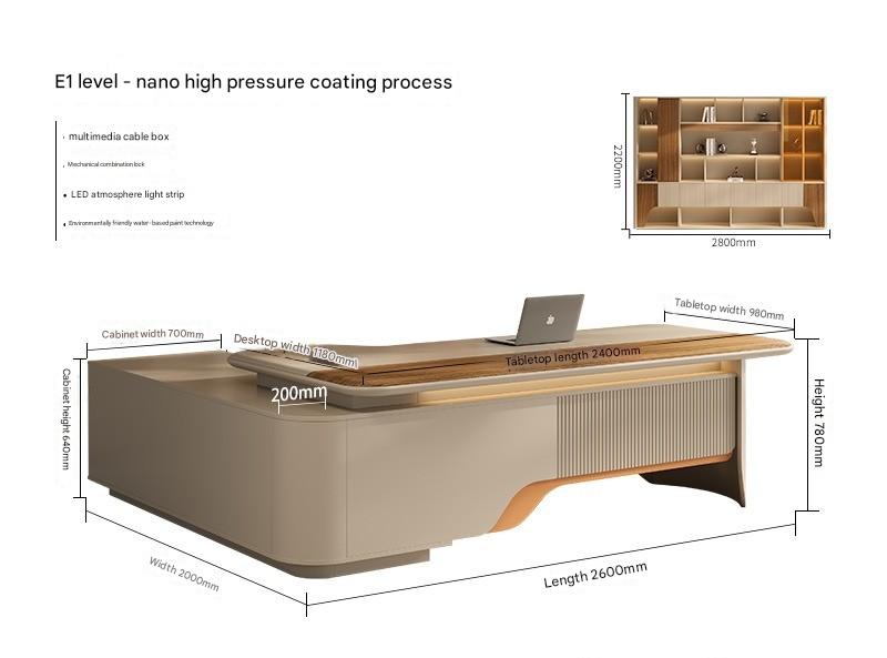 Homelements Luxury Executive Desk Sets - Premium Office Desks for CEOs