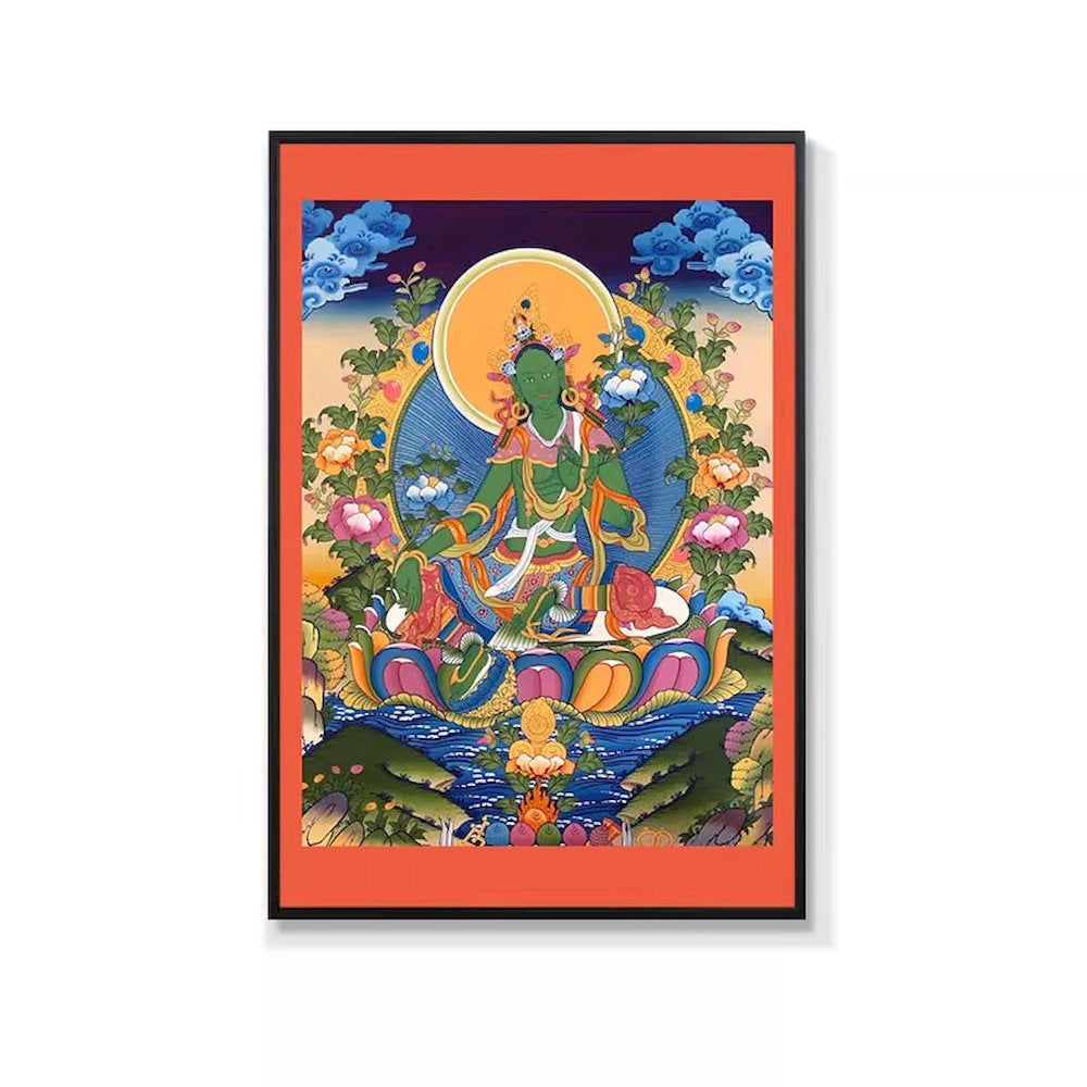 Hindu God Painting Nepal Entrance Decorative Painting South East Asia Totem Hotel Mural