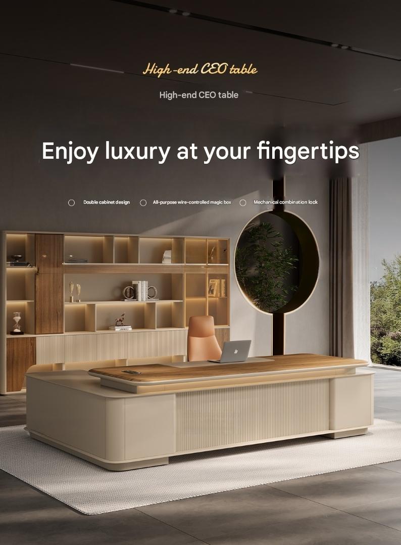Homelements Luxury Executive Desk Sets - Premium Office Desks for CEOs