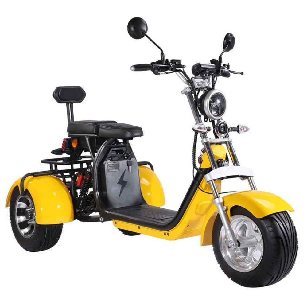 Sports Studio  Harley electric tricycle citycoco 2000W 60V 20A lithium battery C11A