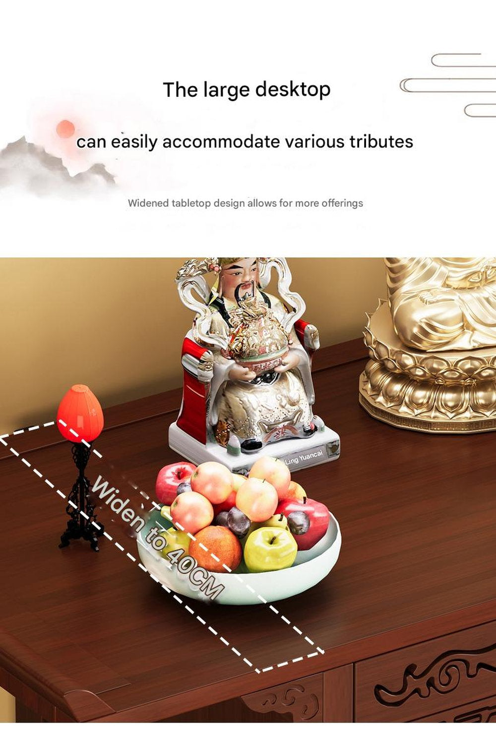 New Chinese Buddhist Shrine Vertical Cabinet Household Offering Table Simple Offering Table Shrine Shrine Cabinet