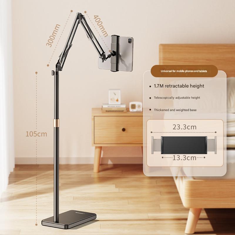Mobile Phone Lazy Tablet Bracket Bedside Bed for Ipad Support Frame Desktop Cantilever Mobile Phone Holder Dormitory Computer Lying Down Watching Live Drama Artifact Multi-function Switch Universal Clip
