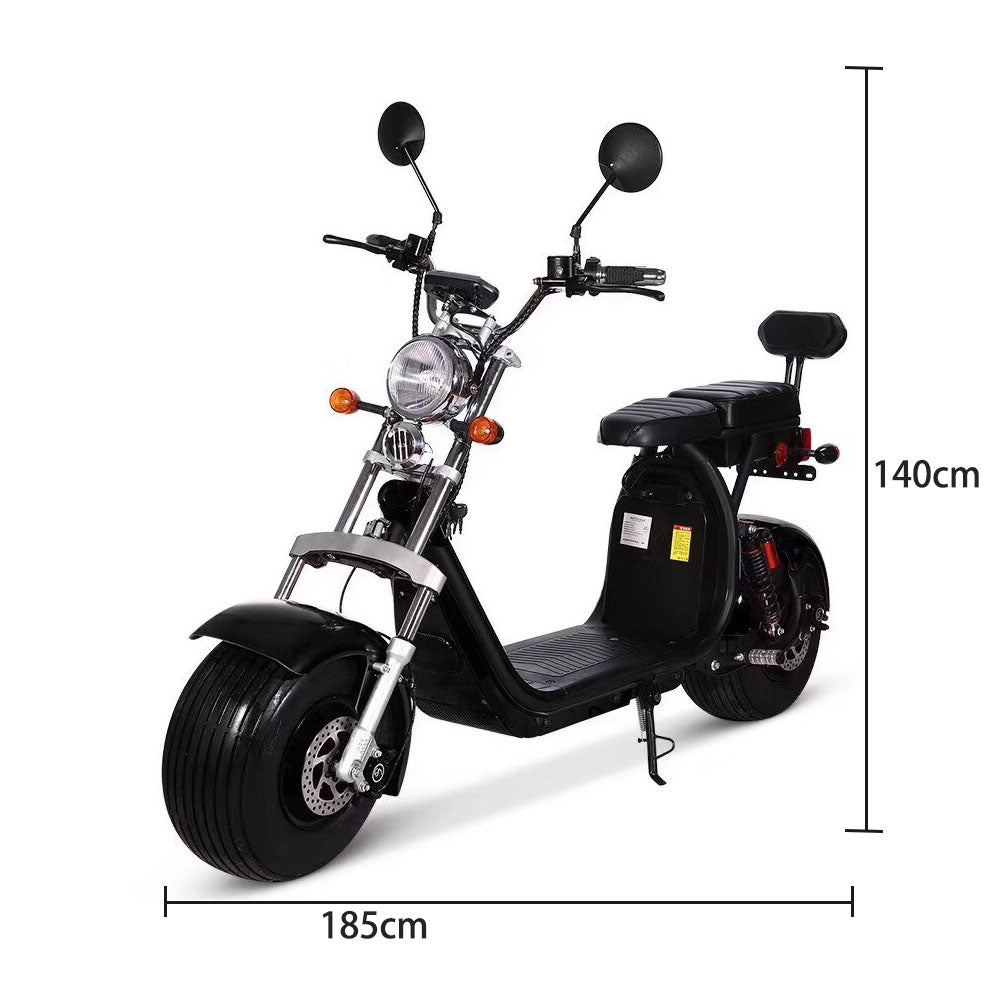 Sports Studio Harley Electric Scooter 1000W 60V 12A Lithium Battery C07A-3